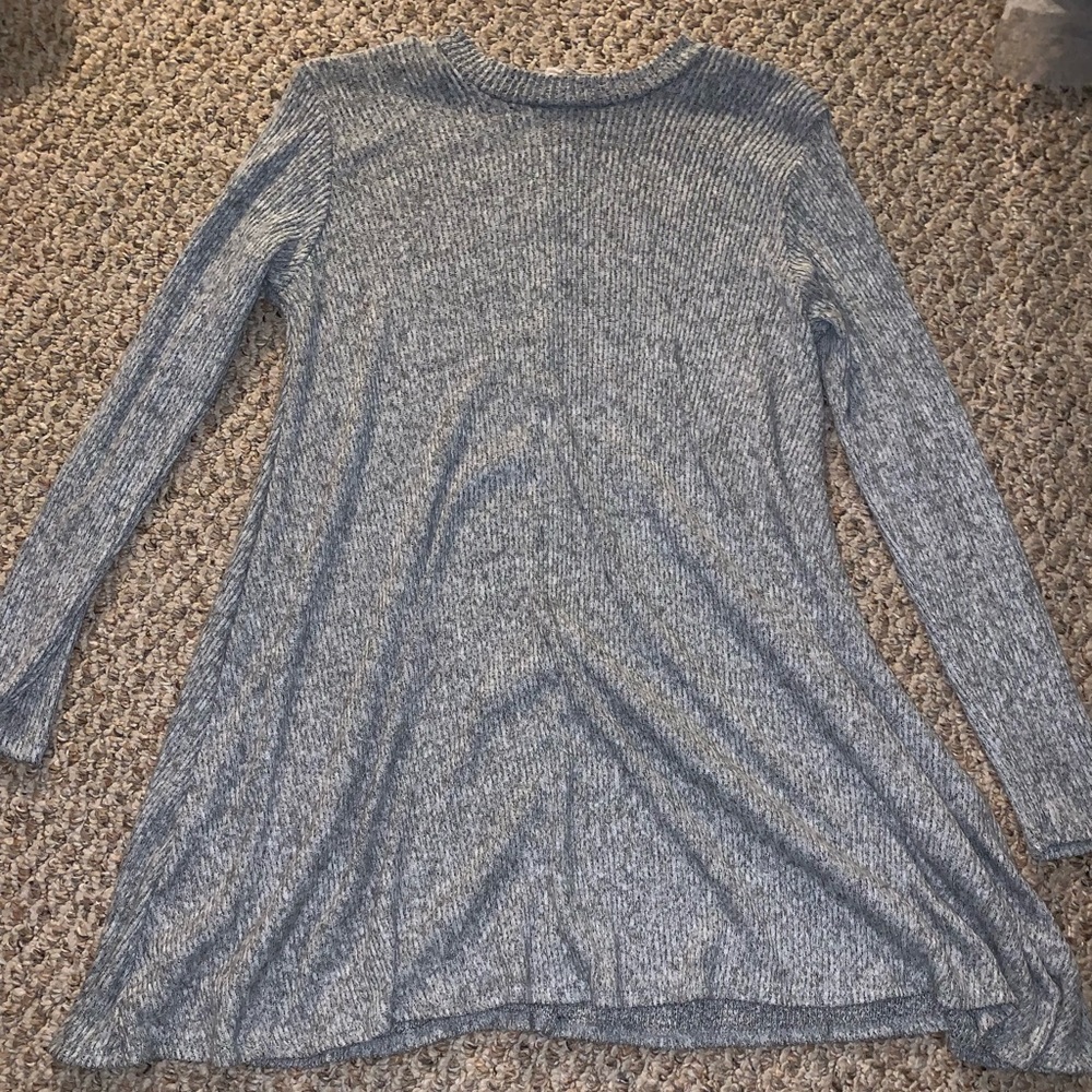 Grey sweater dress